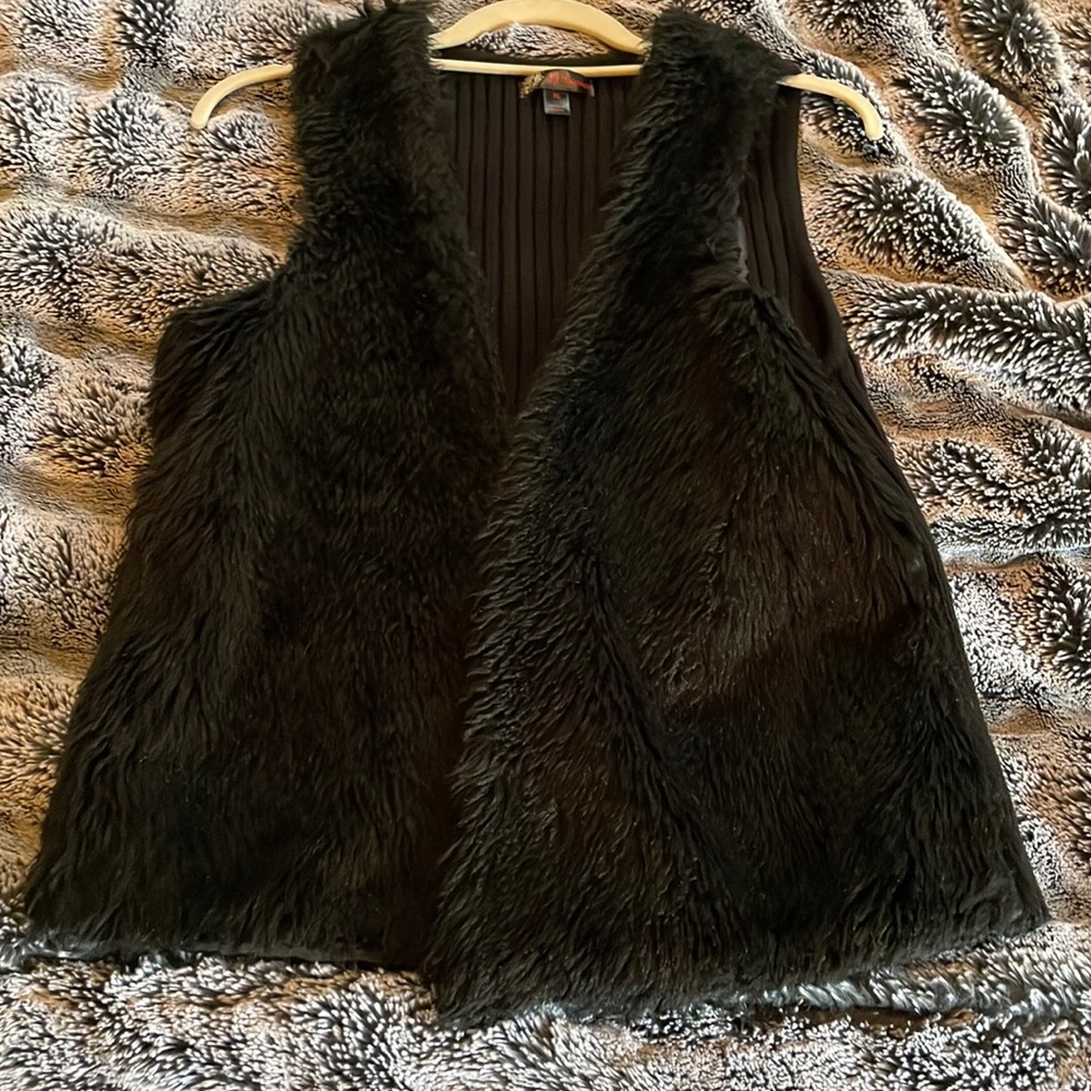 Womens fur vest